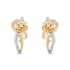 Thumbnail Image 0 of Collector's Edition Enchanted Disney Beauty and the Beast Diamond Stud Earrings in Sterling Silver