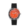 Thumbnail Image 1 of Men's Bulova Archive Series Oceanographer Automatic Strap Watch with Orange Dial (Model: 96B350)