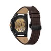 Thumbnail Image 3 of Men's Bulova Curv Two-Tone Chronograph Watch with Tonneau Brown Skeleton Dial (Model: 98A264)
