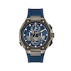Thumbnail Image 1 of Men's Bulova Precisionist Two-Tone Chronograph Strap Watch with Blue Dial (Model: 98B357)