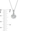 Thumbnail Image 2 of 1/4 CT. T.W. Composite Diamond Pendant in Sterling Silver