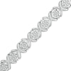 Thumbnail Image 1 of 1 CT. T.W. Composite Diamond "XO" Line Bracelet in Sterling Silver – 7.5"