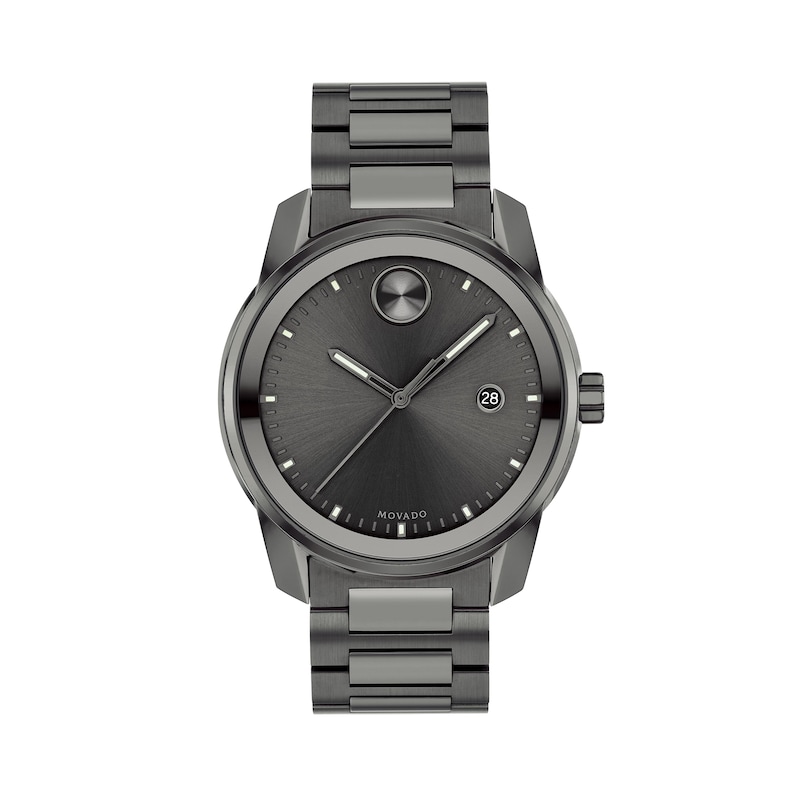 Main Image 1 of Men's Movado Bold® Verso Gunmetal Grey IP Watch with Grey Dial (Model: 3600736)