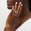 Thumbnail Image 1 of Vera Wang Love Collection 1-3/4 CT. T.W. Oval Diamond Frame Engagement Ring in 14K White Gold