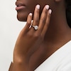 Thumbnail Image 2 of Vera Wang Love Collection 1-3/4 CT. T.W. Oval Diamond Frame Engagement Ring in 14K White Gold