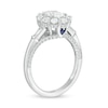 Thumbnail Image 3 of Vera Wang Love Collection 1-3/4 CT. T.W. Oval Diamond Frame Engagement Ring in 14K White Gold