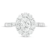 Thumbnail Image 3 of Vera Wang Love Collection 1-3/4 CT. T.W. Oval Diamond Frame Engagement Ring in 14K White Gold
