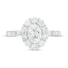 Thumbnail Image 4 of Vera Wang Love Collection 1-3/4 CT. T.W. Oval Diamond Frame Engagement Ring in 14K White Gold