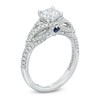 Thumbnail Image 3 of Vera Wang Love Collection 1-3/8 CT. T.W. Certified Diamond Split Shank Engagement Ring in 14K White Gold (I/SI2)