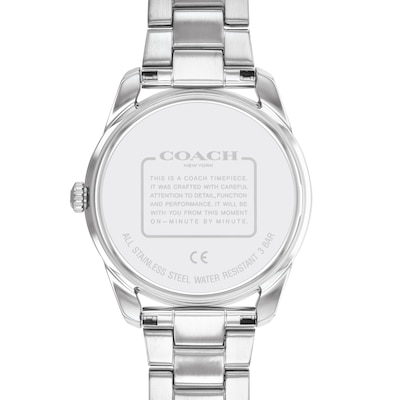 Ladies' Coach Preston Crystal Accent Watch with White Dial (Model