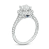 Thumbnail Image 3 of Vera Wang Love Collection 1-5/8 CT. T.W. Certified Diamond Double Frame Engagement Ring in 14K White Gold (I/SI2)