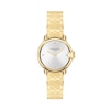 Thumbnail Image 1 of Ladies' Coach Arden Gold-Tone IP Bangle Watch with Silver-Tone Dial (Model: 14503692)