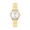 Thumbnail Image 0 of Ladies' Coach Arden Gold-Tone IP Bangle Watch with Silver-Tone Dial (Model: 14503692)