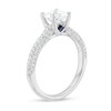 Thumbnail Image 3 of Vera Wang Love Collection 1-1/4 CT. T.W. Certified Cushion-Cut Diamond Engagement Ring in 14K White Gold (I/SI2)