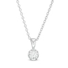 Thumbnail Image 1 of 1/10 CT. Diamond Solitaire Pendant in 10K White Gold (J/I3)