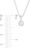 Thumbnail Image 3 of 1/10 CT. Diamond Solitaire Pendant in 10K White Gold (J/I3)