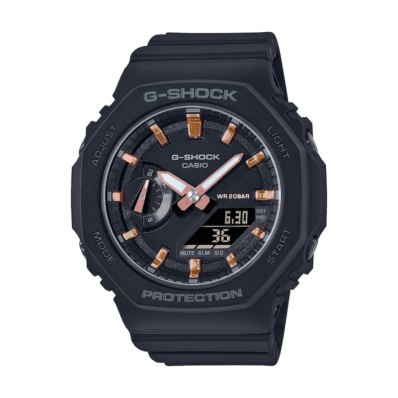 Main Image 1 of Women’s Casio S Series Black Resin Strap Watch with Black Dial (Model: GMAS2100-1A)
