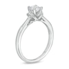 Thumbnail Image 3 of 1/2 CT. T.W. Diamond Collar Engagement Ring in 14K White Gold (I/I2)