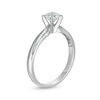 Thumbnail Image 3 of 1/2 CT. Certified Diamond Solitaire Engagement Ring in 14K White Gold (J/I1)