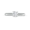 Thumbnail Image 4 of 1/2 CT. Certified Diamond Solitaire Engagement Ring in 14K White Gold (J/I1)