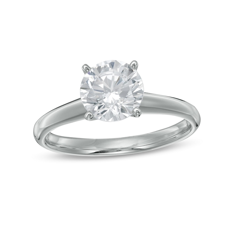 1-1/5 CT. Certified Diamond Solitaire Engagement Ring in 14K White Gold (J/I1)