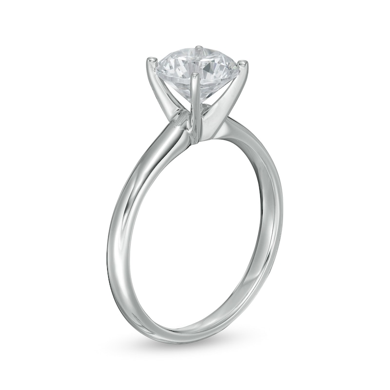 1-1/5 CT. Certified Diamond Solitaire Engagement Ring in 14K White Gold (J/I1)