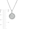 Thumbnail Image 3 of 1/6 CT. T.W. Composite Diamond Double Frame Pendant in Sterling Silver
