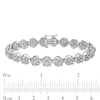 Thumbnail Image 2 of 4 CT. T.W. Multi-Diamond Tennis Bracelet in 10K White Gold