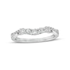 Thumbnail Image 0 of 3/8 CT. T.W. Diamond Twist Shank Contour Band in 14K White Gold