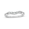 Thumbnail Image 1 of 3/8 CT. T.W. Diamond Twist Shank Contour Band in 14K White Gold