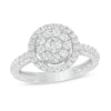 Thumbnail Image 1 of 1 CT. T.W. Multi-Diamond Frame Ring in 10K White Gold