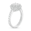 Thumbnail Image 3 of 1 CT. T.W. Multi-Diamond Frame Ring in 10K White Gold