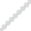 Thumbnail Image 1 of 1/10 CT. T.W. Diamond Tennis Bracelet in Sterling Silver - 7.5"