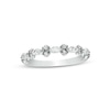 Thumbnail Image 1 of 1/2 CT. T.W. Marquise and Round Diamond Sideways Alternating Band in 14K White Gold