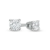 Thumbnail Image 1 of 1/10 CT. T.W. Diamond Solitaire Stud Earrings in 14K White Gold (J/I2)