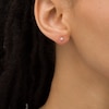 Thumbnail Image 2 of 1/10 CT. T.W. Diamond Solitaire Stud Earrings in 14K White Gold (J/I2)