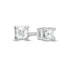 Thumbnail Image 0 of 1/10 CT. T.W. Princess-Cut Diamond Solitaire Stud Earrings in 14K White Gold (J/I2)