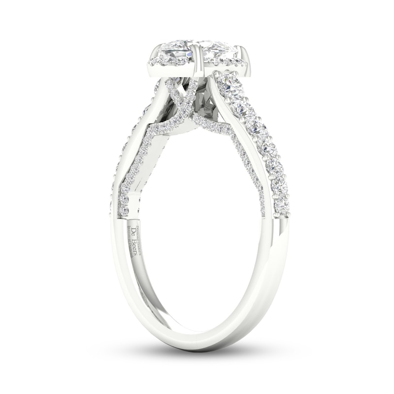 Trouvaille Collection Pear-Shaped Diamond Engagement Ring