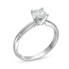Thumbnail Image 2 of 1/2 CT. Diamond Solitaire Engagement Ring in 10K White Gold (I/I3)