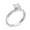 Thumbnail Image 3 of 1/2 CT. Diamond Solitaire Engagement Ring in 10K White Gold (I/I3)