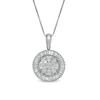Thumbnail Image 1 of 1/2 CT. T.W. Multi-Diamond Frame Pendant in 10K White Gold