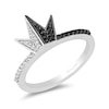 Thumbnail Image 0 of Enchanted Disney Villains Cruella De Vil 1/5 CT. T.W. Diamond Crown Ring in Sterling Silver