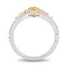 Thumbnail Image 3 of Enchanted Disney Majestic Princess 1/6 CT. T.W. Diamond Castle Ring in Sterling Silver and 10K Gold - Size 7