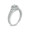 Thumbnail Image 3 of 1/10 CT. T.W. Multi-Diamond Frame Promise Ring in Sterling Silver