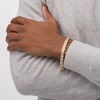 Thumbnail Image 2 of 1/2 CT. T.W. Diamond "X" Link Bracelet in 10K Gold - 8.5"