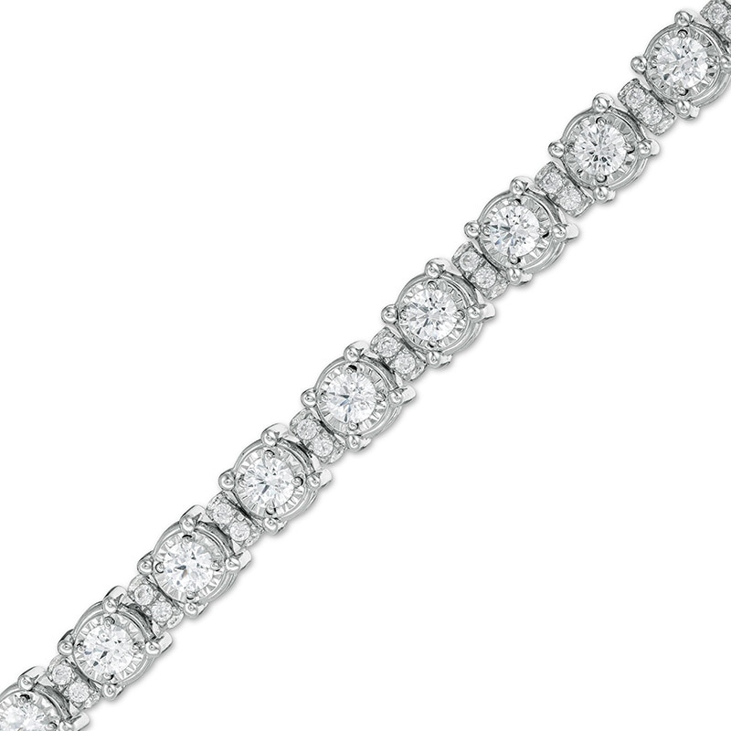 Main Image 1 of 5 CT. T.W. Diamond Tennis Bracelet in 10K White Gold