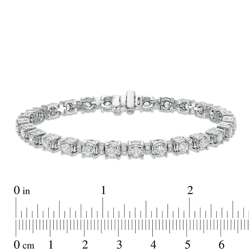 Main Image 3 of 5 CT. T.W. Diamond Tennis Bracelet in 10K White Gold