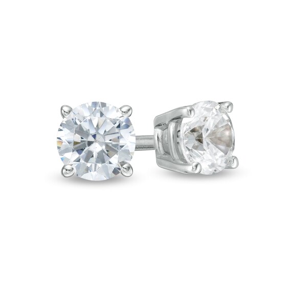 1/3 CT. T.W. Diamond Solitaire Stud Earrings in 14K White Gold (J/I2) 1/3 CT. T.W. Diamond Solitaire Stud Earrings in 14K White Gold (J/I2)