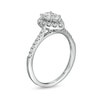 3/4 CT. T.W. Composite Pear-Shaped Diamond Frame Engagement Ring in 10K White Gold