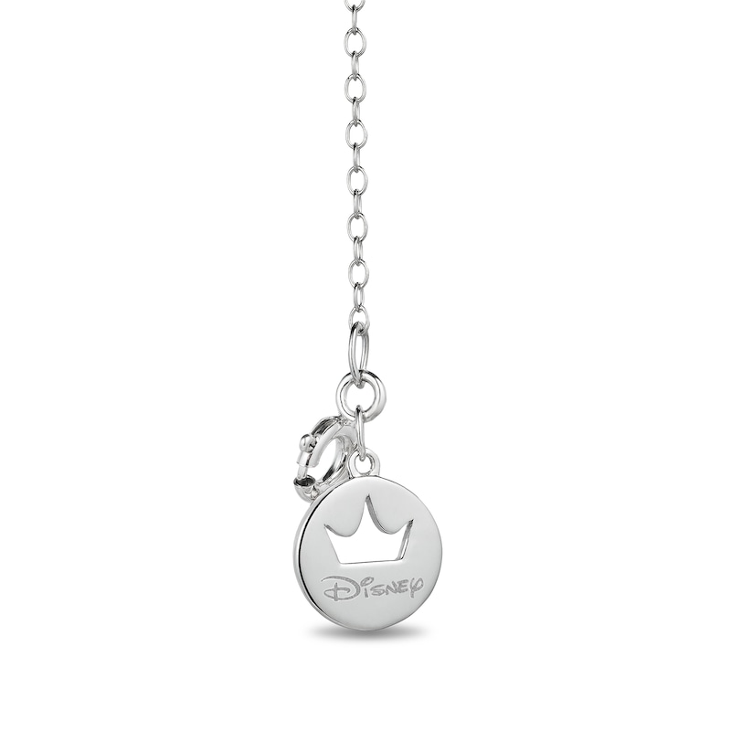Main Image 2 of Enchanted Disney Ultimate Princess Celebration Multi-Gemstone and Diamond Accent Tiara Necklace in Sterling Silver - 16&quot;